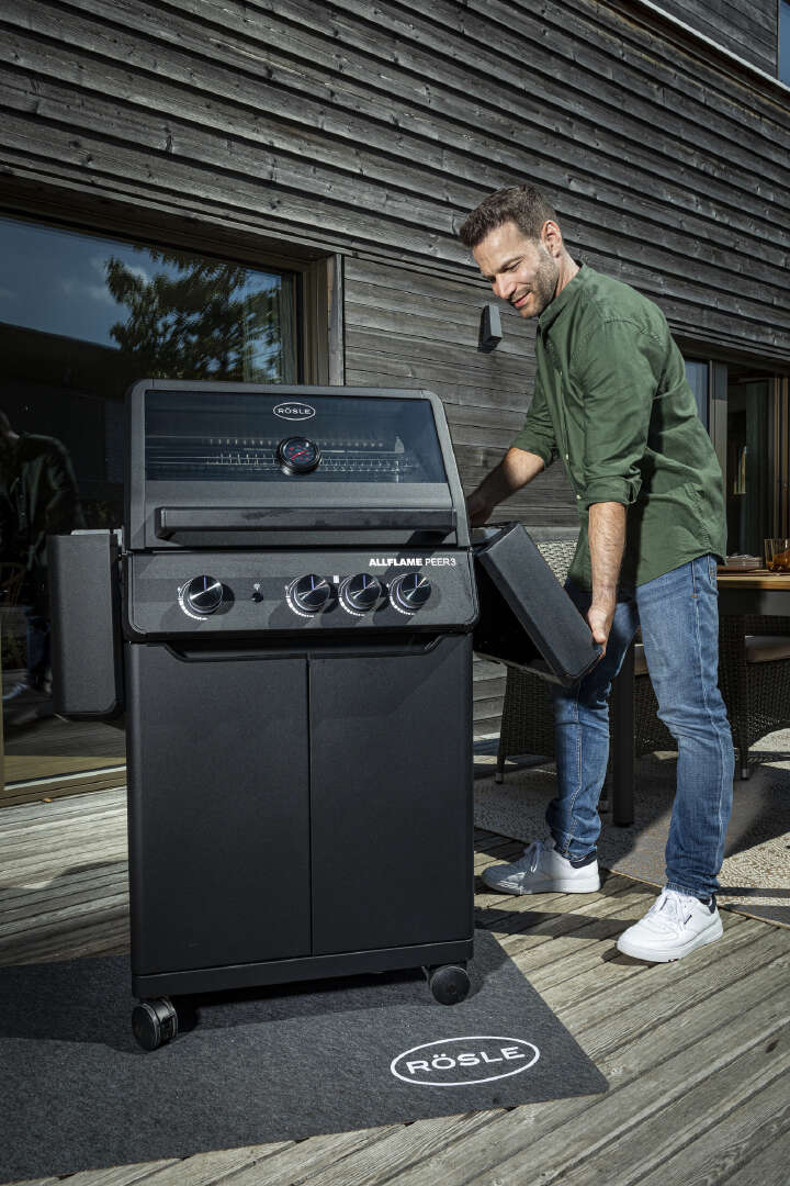 RÖSLE Gasgrill ALLFLAME Peer 3 50mbar